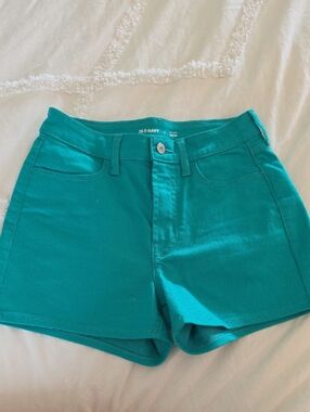 Old Navy Teal High-Waist Women’s Shorts